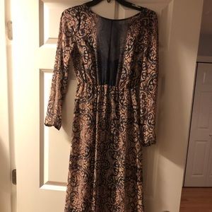 Flower maxi dress
